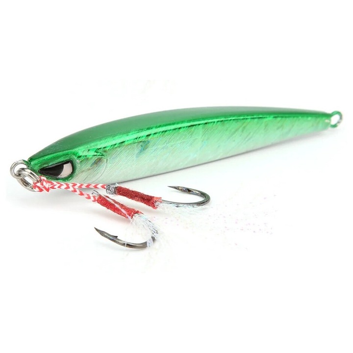 Momeala pentru pescuit, metal, 80g, verde