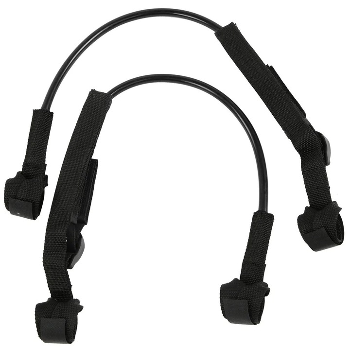 Set 2 accesorii pentru siguranta, curea ajustabila pentru windsurfing, 22-28inch, negru