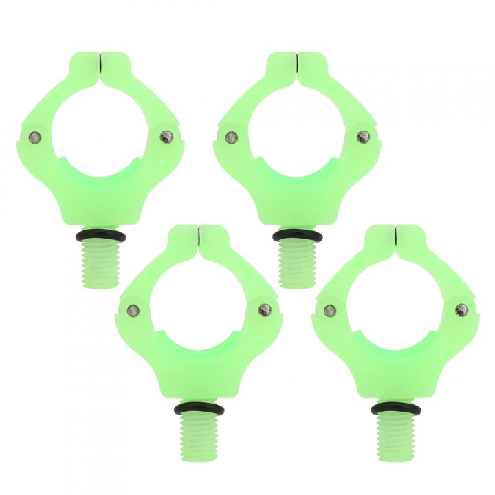 Suporti pentru undite, 4PCS, verde luminos, 5.7x4x2.3x1.2x1.6cm
