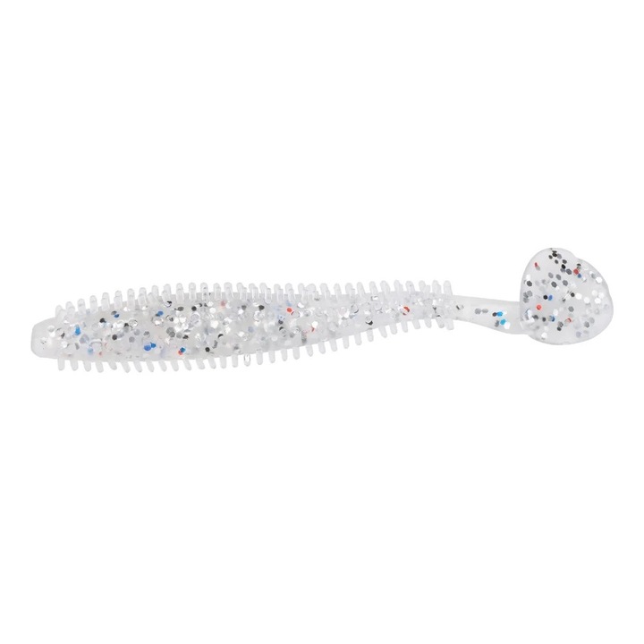 Set 5PCS Momeli artificiale T-Tail din PVC, 9cm, Lucid Spotted