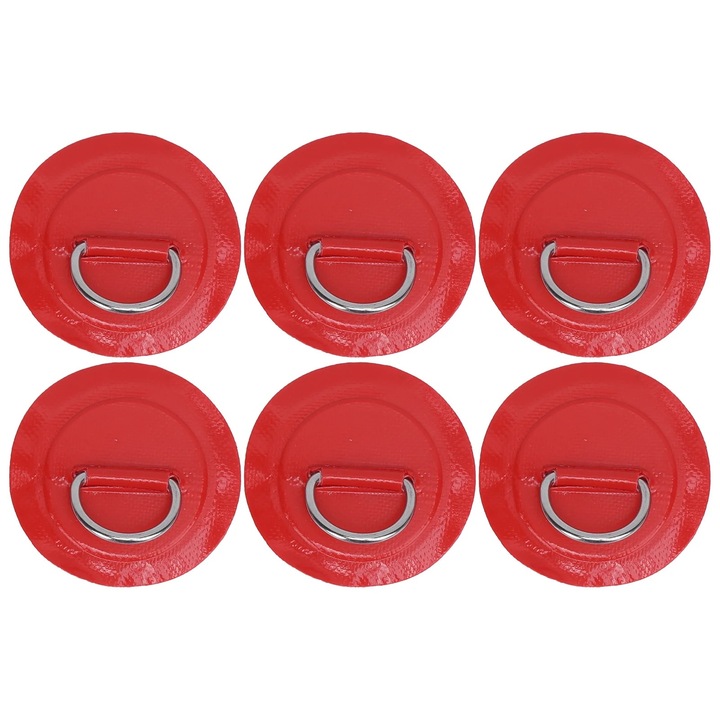 Set 6 Piese Pad Patch pentru Barca Inflatable, PVC, Otel Inoxidabil, 8cm