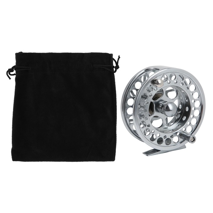 Mulinete de pescuit 9/10, aluminiu, culoare gun, 100mm, 226g