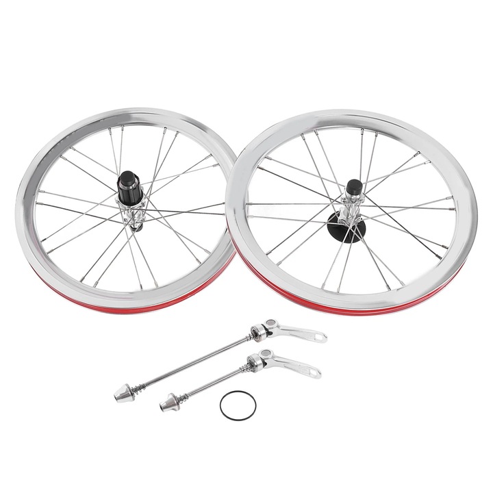 Roti bicicleta din aliaj de aluminiu, 16 inch, 8/9/10/11 viteze, 30mm