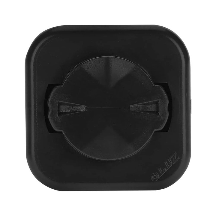 Suport telefon adeziv pentru bicicleta, plastic, 4x4x0.5cm, negru, compatibil cu Garmin