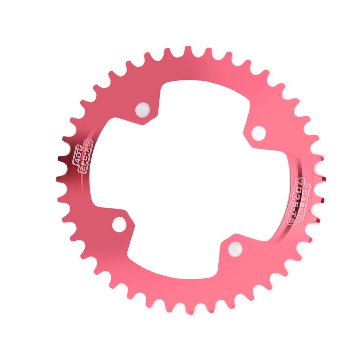 Set de pinioane pentru bicicleta, 40T, 168x74x104mm, rosu