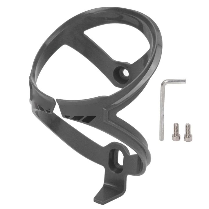 Suport sticla pentru bicicleta, carbon, gri inchis