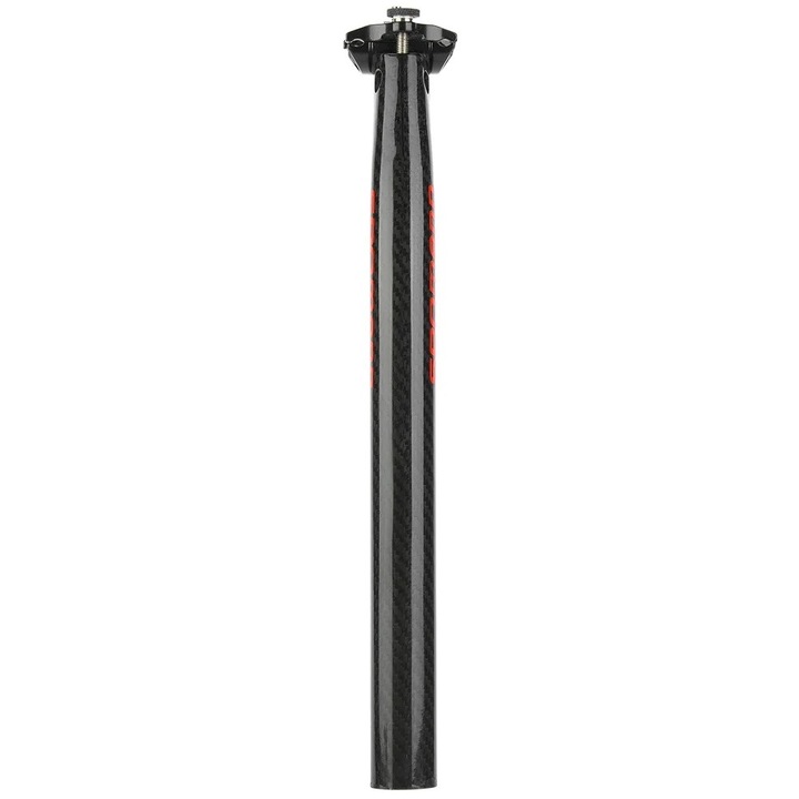 Tija de sa bicicleta din fibra de carbon, set, negru, 31.6mm