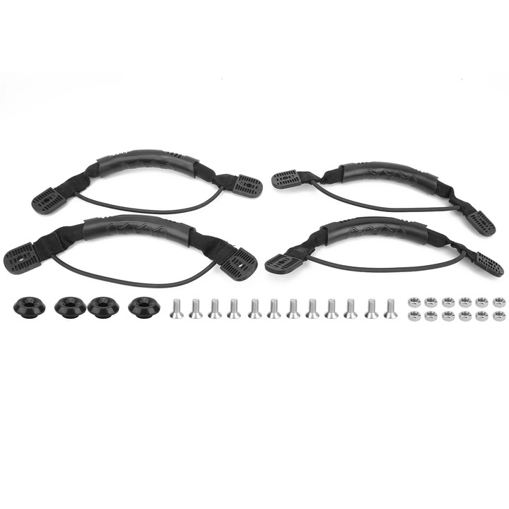 Manere din plastic si nylon pentru canoe, negru, 349g