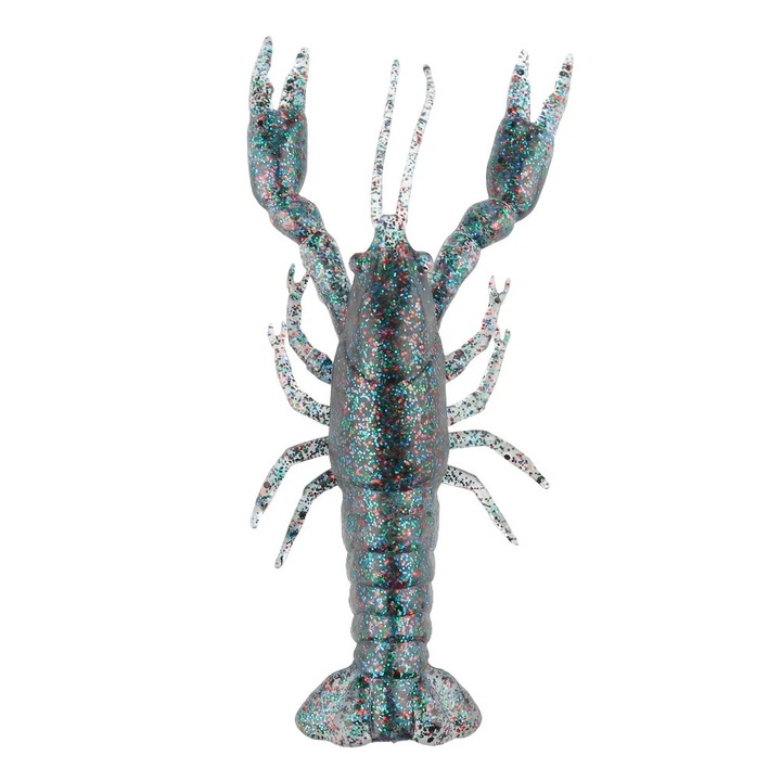 Momeala artificiala din PVC, set 2 bucati, forma de rac, albastru, 11.5cm