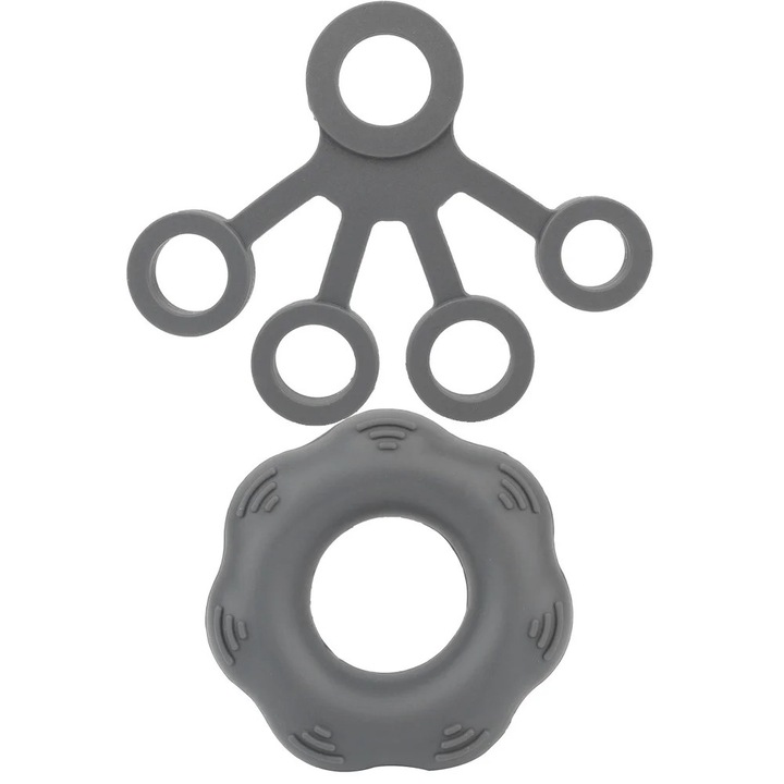 Extensor pentru degete, silicon, gri inchis