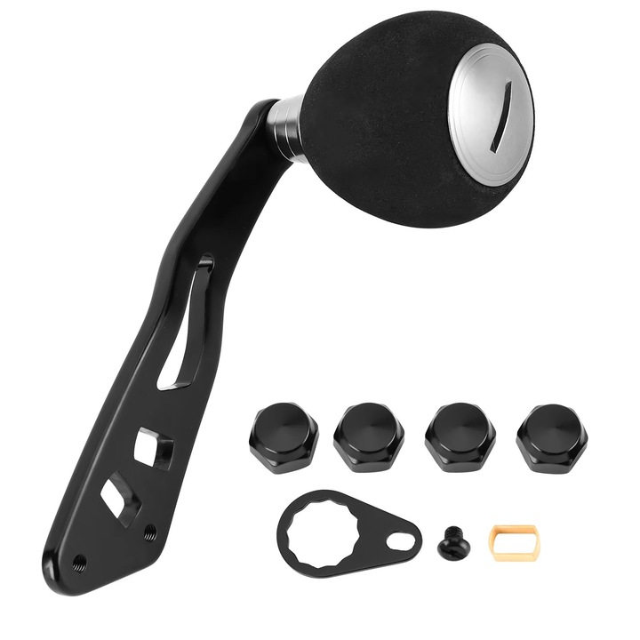 Maner mulineta, negru, 94mm, set