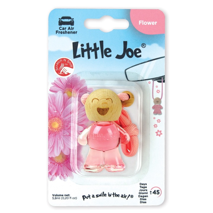 Odorizant auto, Little Joe, Sticla, Floare