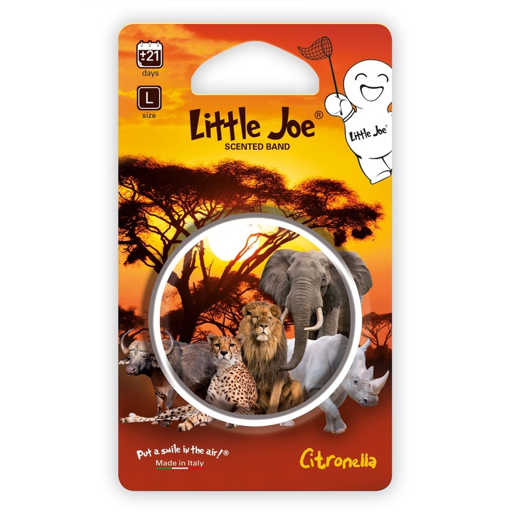 Bratara impotriva tantarilor, Little Joe, Citronella, Mare, Adulti, Alb