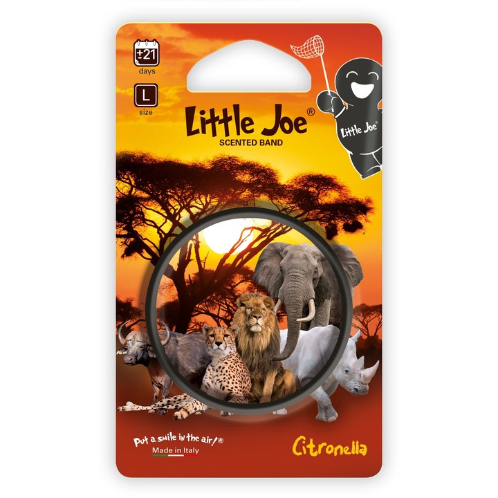 Bratara impotriva tantarilor, Little Joe, Citronella, mare, adulti, antracit