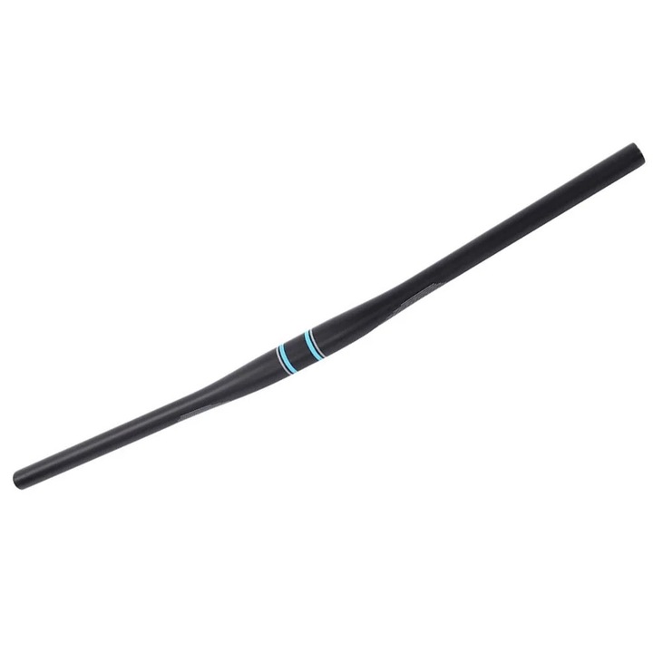 Ghidoane bicicleta, 700x31.8mm, carbon, albastru, set