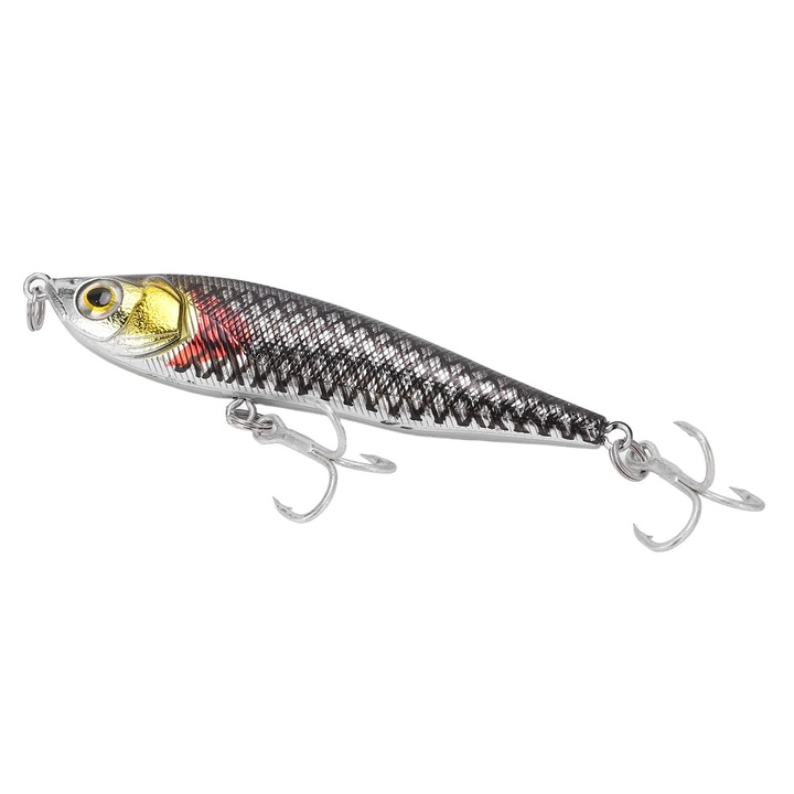 Momeli artificiale, naluci si jiguri, 8.5cm, plastic, otel inoxidabil, set