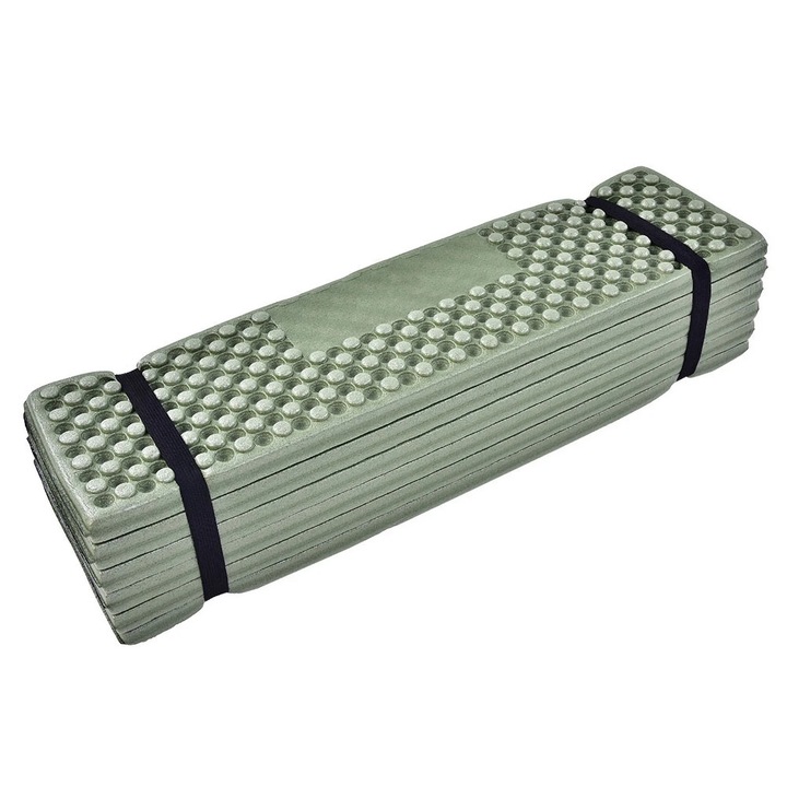Saltea camping pliabila, 185x55cm, material XPE, multicolor, usoara