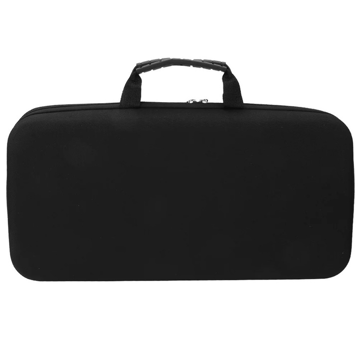 Geanta de pescuit portabila, 43.5x21.5x6cm, neagra, material Oxford si cauciuc moale