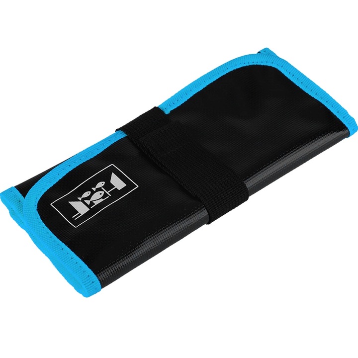 Geanta pentru momeli de pescuit, PVC, albastru