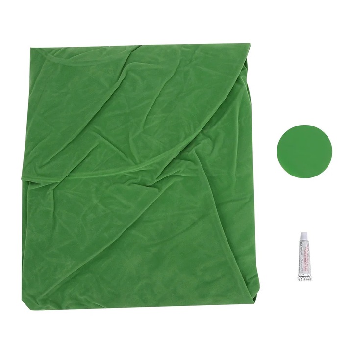 Canapea gonflabila verde, PVC, pentru exterior, utilizare sportiva