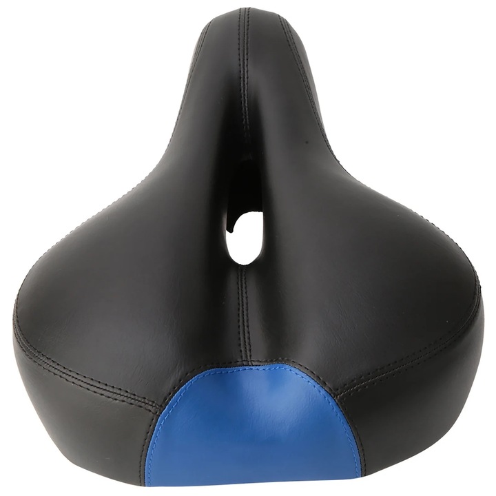 Sa de bicicleta, set, piele, negru, 27x20x9cm