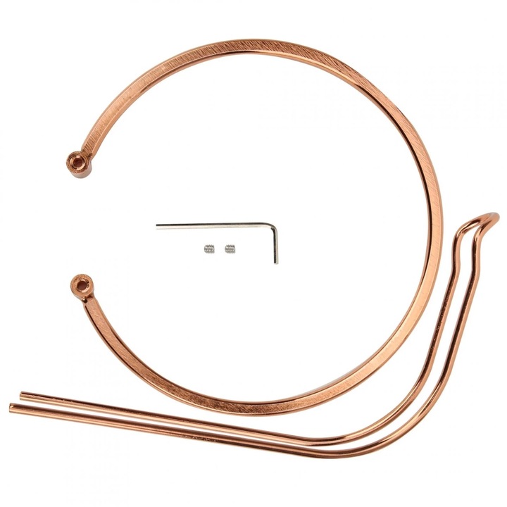 Suport pentru mulinete de pescuit din otel inoxidabil, set, argintiu, 15.1x17.5cm