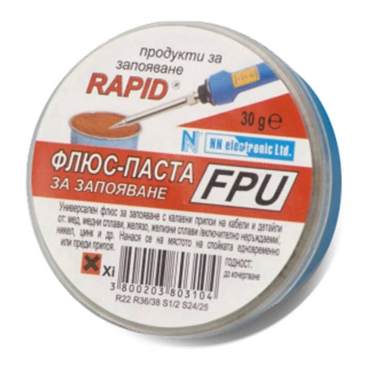 Bolgár folyósító paszta RAPID, Forrasztás, FPU, 30g