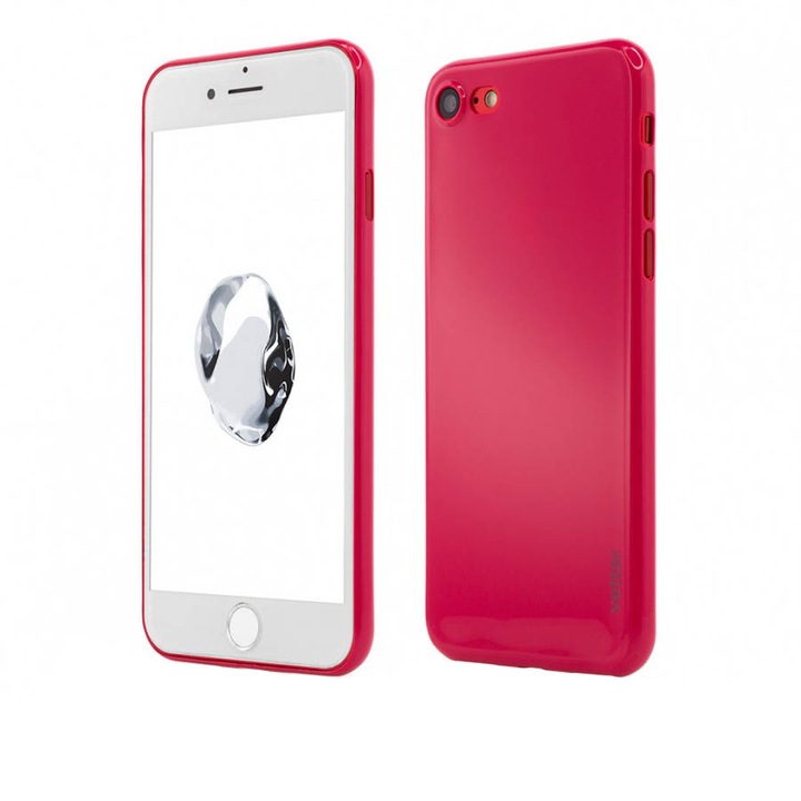 Предпазен калъф Vetter Ultra Thin Air Shiny за Apple iPhone 8 / iPhone 7, Red