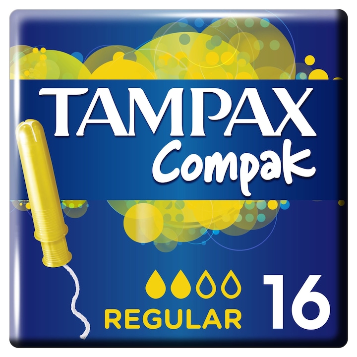 Tampax Compak Regular applikátoros tampon, 16 darabos