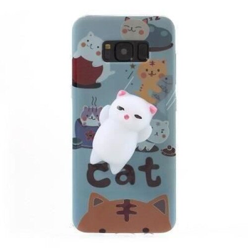 Husa Iberry Rubber 3D Cat M1 Pentru Samsung Galaxy S8 G950