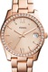 Fossil, Ceas cu zirconia Scarlette, Auriu rose