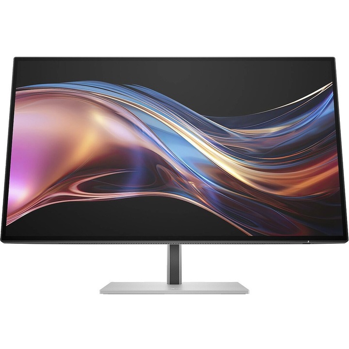 Монитор HP Series 7 Pro 727pu, 27", IPS, 2560 x 1440, 1 x HDMI 2.0, 5 x USB 3.0 Downstream, Ethernet (RJ-45), 1 x DisplayPort 1.4, 1 x USB 3.2 Type-C Upstream, 1 x USB 3.2 Type-C Downstream захранващ порт, 1 x DisplayPort 1.4 изход, 1 x Thunderbolt 4 in