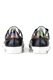 Anna Morellini, Pantofi sport de piele cu imprimeu, Negru/Verde pal/Alb optic