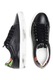 Anna Morellini, Pantofi sport de piele cu imprimeu, Negru/Verde pal/Alb optic