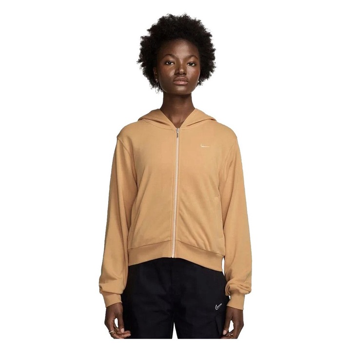 Дамски суитшърт Nike Chll Ft Fz Hdy Hoodie FN2415856 оранжев, Оранжев