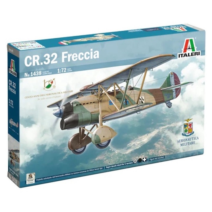Модел на самолет за сглобяване CR.32 Freccia Мащаб 1:72 Italeri 1438S