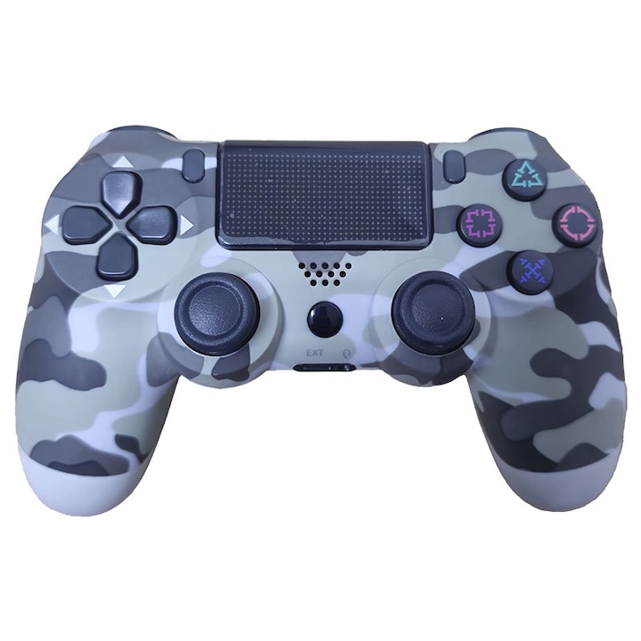 Doubleshock vezeték nélküli kontroller, Nextly, PS4, PSTV és PS Now kompatibilis, vibrációval, hadseregszürke