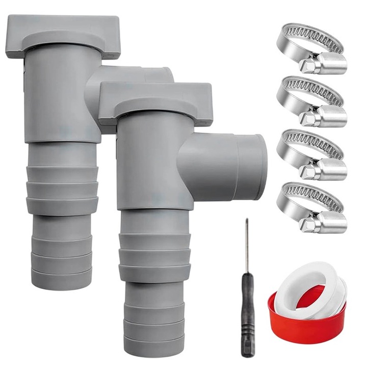 32 мм вентил за поддръжка на басейна, комплект за свързване на маркуча, надземни аксесоари за басейн