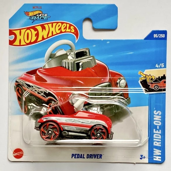 Masinuta Metalica Hot Wheels, Pedal Driver, Tresure Hunt 2025, 1