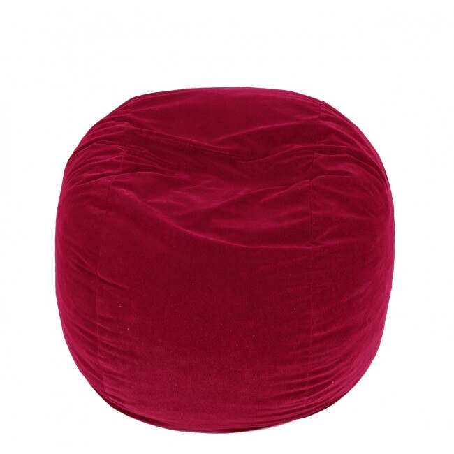 Fotoliu (Mediu) Matusalem - Bloody Red (Gama Diamond) husa detasabila, Transformabil in pat, Fabricat in Romania, umplut cu fulgi de burete memory mix®, marca Pufrelax