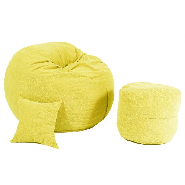 Set Fotoliu (Mare) King Size+Otoman+Perna decorativa - Quince (Gama Diamond) husa detasabila, Transformabil in pat, Fabricat in Romania, umplut cu fulgi de burete memory mix®, marca Pufrelax