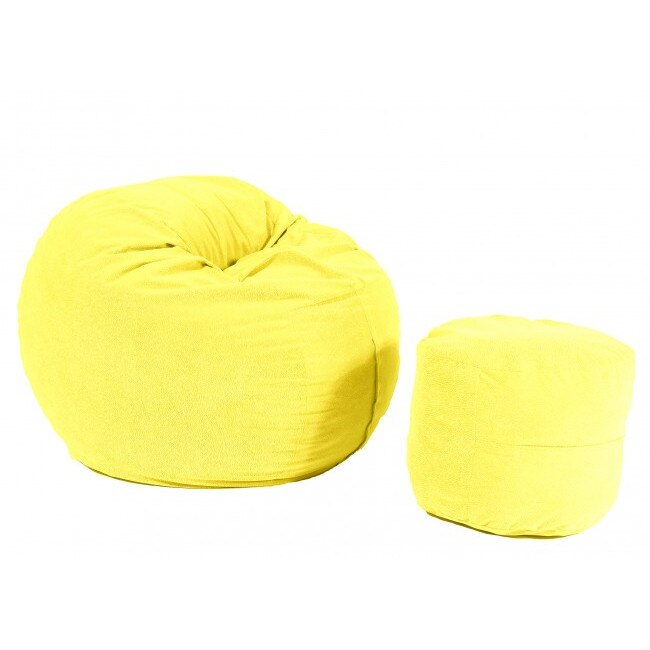 Set Fotoliu (Mediu) Matusalem + Otoman - Quince (Gama Diamond) husa detasabila, Transformabil in pat, Fabricat in Romania, umplut cu fulgi de burete memory mix®, marca Pufrelax