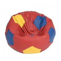 fotoliu pentru copii 3-10 ani minge telstar junior - hai romania piele eco umplut cu perle polistiren fotoliu minge marca pufrelax fabricat in romania imagen 43_0_
0