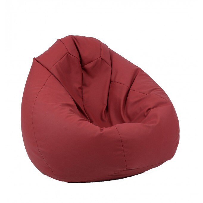 Fotoliu Pufrelax tip Sac Nirvana Gigant poliuretan, Wine , umplut cu perle polistiren