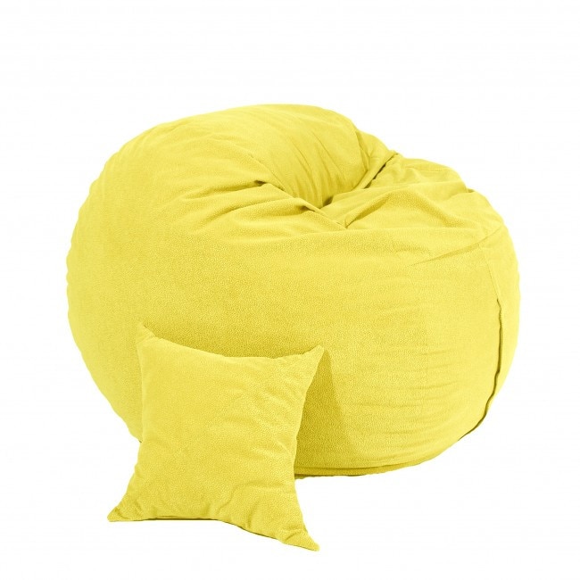 Set Fotoliu (Mediu) Matusalem + Perna decorativa - Quince (Gama Diamond) husa detasabila, Transformabil in pat, Fabricat in Romania, umplut cu fulgi de burete memory mix®, marca Pufrelax