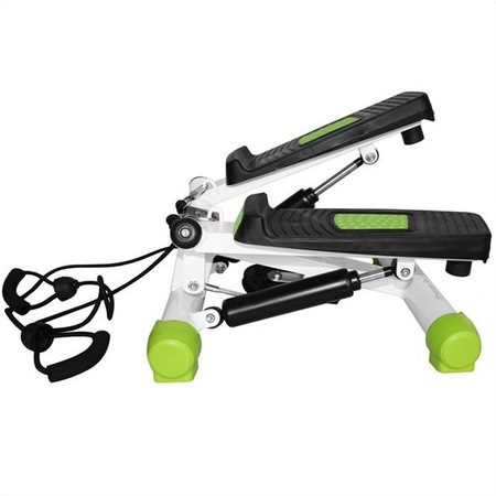 Stepper lateral HMS Twist S3033, greutate maxima utilizator 100kg, negru/verde reducere Emag