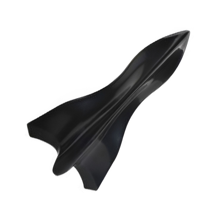 Остра черна перка на акула, спойлер на покрива, броня от въглеродни влакна, части за модификация на вятъра на покрива
