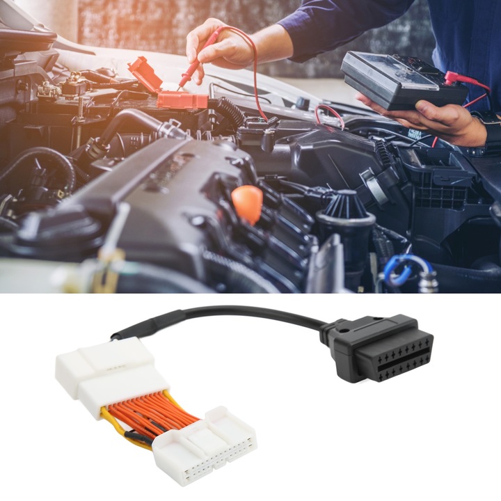 OBD2 diagnosztikai adapter, TNEAYWHE, elosztókábel, ABS, Tesla Model 3 és Model Y-hoz