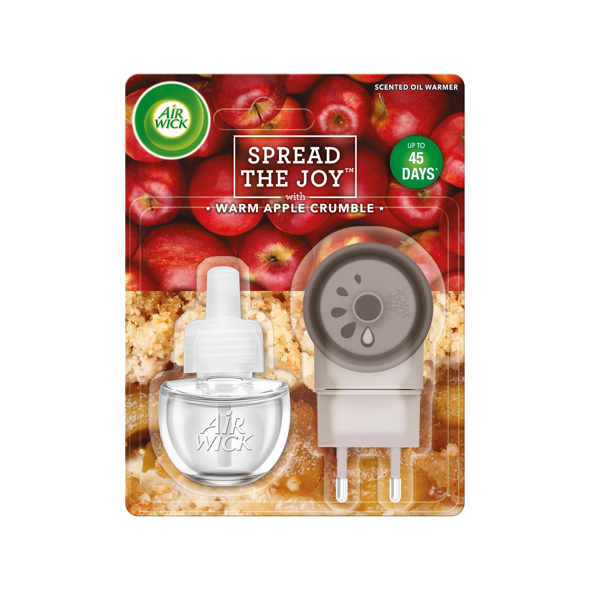 Odorizant electric Air Wick Warm Apple Crumble, 19 ml