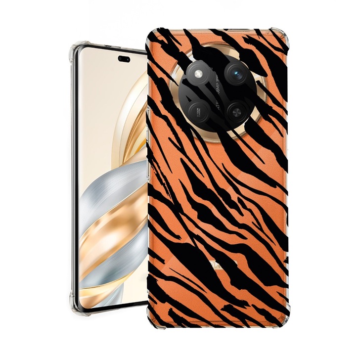 BestCase® Husa pentru Honor Magic7 Lite, Anti Shock 1.5MM, Zebra Pattern, Protectie camera, ecran si colturi, 1926355 AS 1059